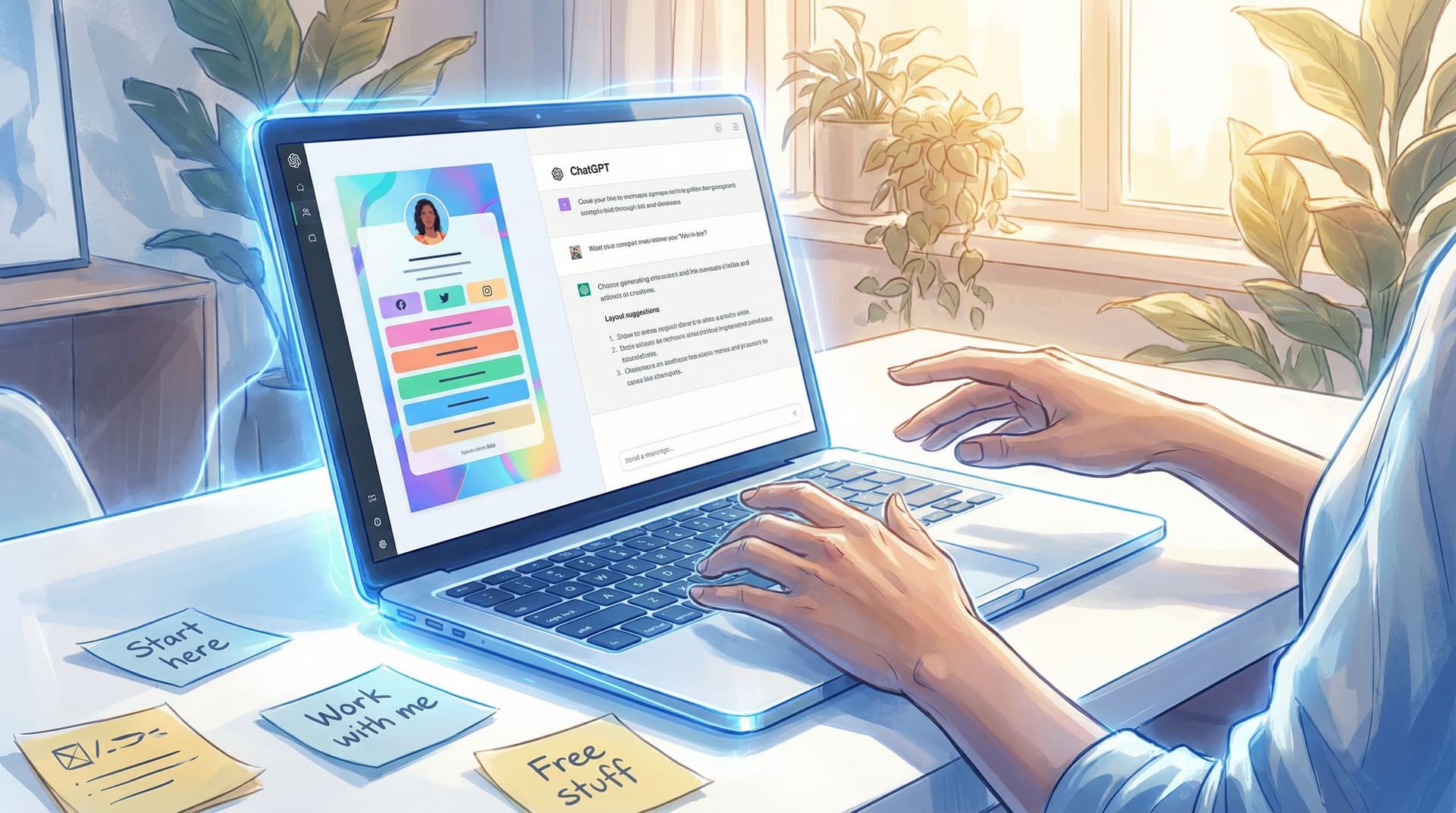 AI-Generated, You-Approved: Using ChatGPT to Draft Entire Liinks Layouts in One Sitting (Without Sounding Like a Robot)